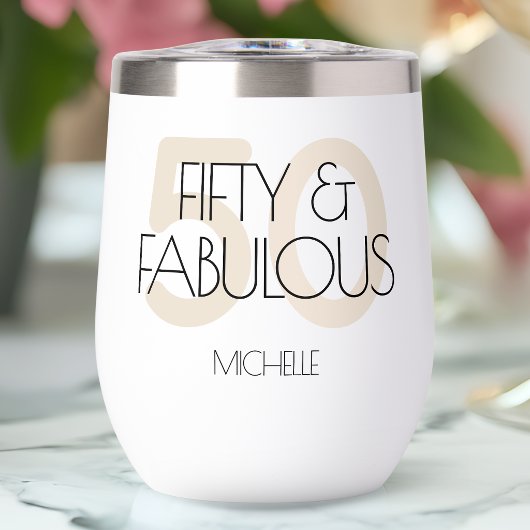 50 en fantastisch Moderne Beige Vijftigste Verjaar