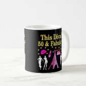 50 EN FANTASTISCH PARIJSE DESIGN KOFFIEMOK (Voorkant rechts)