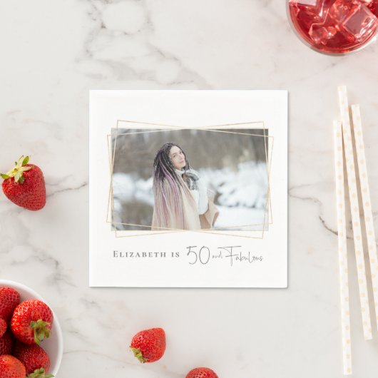 50 en fantastische aangepaste foto servetten (Insitu)