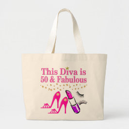 50 EN FANTASTISCHE DIVA GROTE TOTE BAG