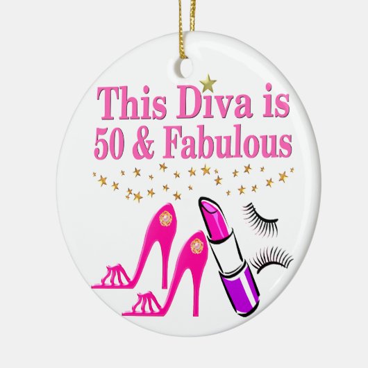 50 EN FANTASTISCHE DIVA KERAMISCH ORNAMENT (Links)