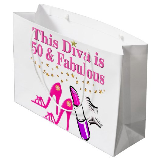 50 EN FANTASTISCHE DIVA LARGE CADEAUTASJE (Achterkant Gekanteld)
