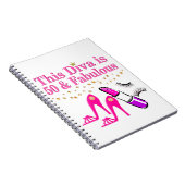 50 EN FANTASTISCHE DIVA NOTITIEBOEK (Rechterzijde)