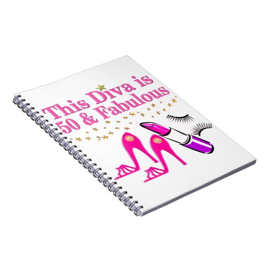 50 EN FANTASTISCHE DIVA NOTITIEBOEK (Rechterzijde)
