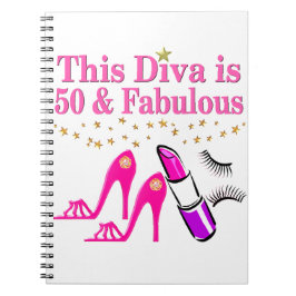 50 EN FANTASTISCHE DIVA NOTITIEBOEK
