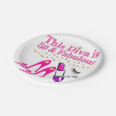 50 EN FANTASTISCHE DIVA PAPIEREN BORDJE (Gekanteld)