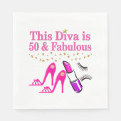 50 EN FANTASTISCHE DIVA SERVETTEN (Voorkant)