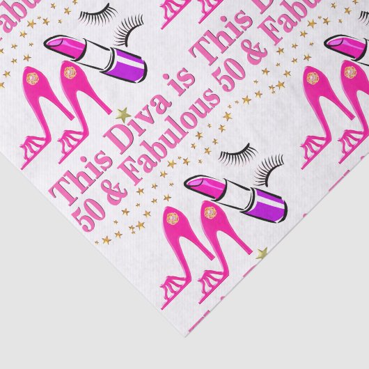 50 EN FANTASTISCHE DIVA TISSUEPAPIER (Detail)