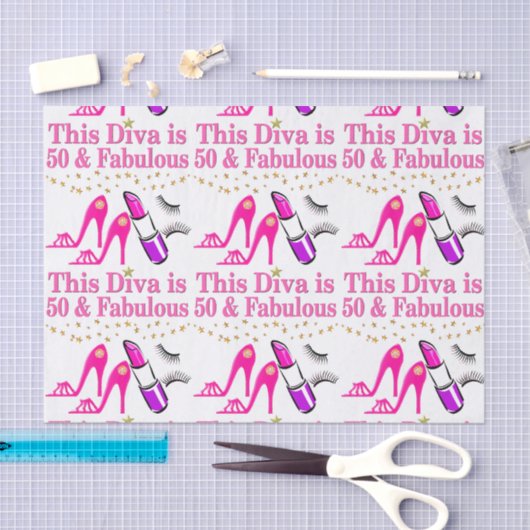 50 EN FANTASTISCHE DIVA TISSUEPAPIER (Craft)