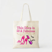 50 EN FANTASTISCHE DIVA TOTE BAG (Voorkant)