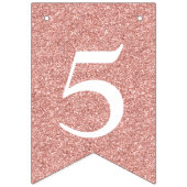 50 en fantastische glitter Roos gouden witte verja Vlaggetjes (Derde vlag)