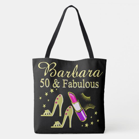 50 EN FANTASTISCHE GOUDSCHOENENLIEFHEBBER GEPERSON TOTE BAG (Achterkant)