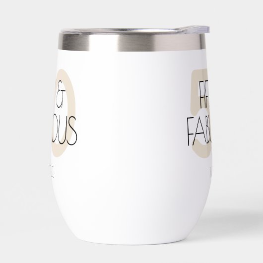 50 en fantastische moderne Beige Vijftig verjaarda (Links)