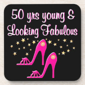 50 EN FANTASTISCHE SCHOENENKONINGIN ONDERZETTER (Voorkant)