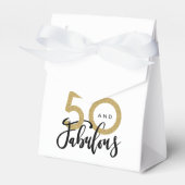 50 en fantastische verjaardag bedankdoosjes (Voorkant Zijde)