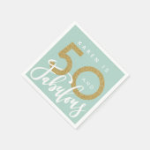 50 en fantastische verjaardagsfeestje servetten (Hoek)