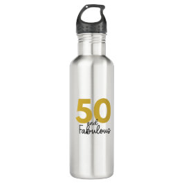 50 en fantastische zwarte en gouden waterfles waterfles 