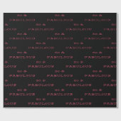 50 en feestdag cadeaupapier (Vlak)