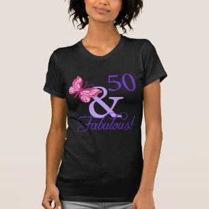 50 en feestdag t-shirt