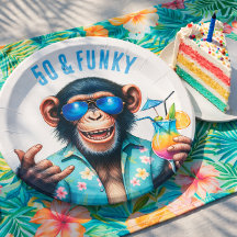 50 en Funky Summer Monkey 50ste Verjaardag