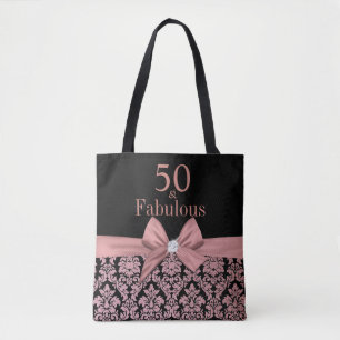 50 en geweldig   50e verjaardag tote bag