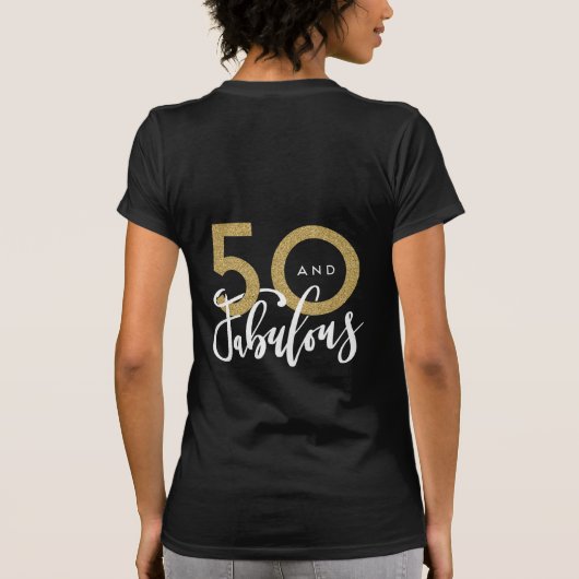 50 en geweldig aan shirt (Achterkant)