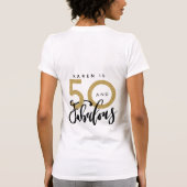 50 en geweldig aan shirt (Achterkant)