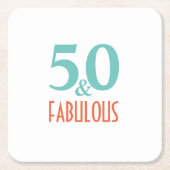 50 en geweldig kartonnen onderzetters (Voorkant)