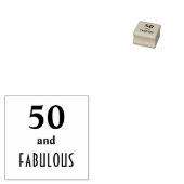 50 en geweldig rubberstempel (Gestempeld)
