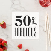 50 en geweldig | Verjaardagsfeestje Papier servet (Insitu)