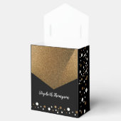 50 en geweldige 50e verjaardag Gold Confetti Bedankdoosjes (Geopend)