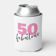 50 en geweldige 50e verjaardag Pink