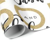 50 en geweldige cadeauomslag cadeaupapier (Rol Hoek)