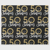 50 en geweldige cadeauomslag cadeaupapier (Vlak)