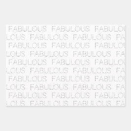 50 en geweldige Moderne Typografie Roze verjaardag Inpakpapier Vel