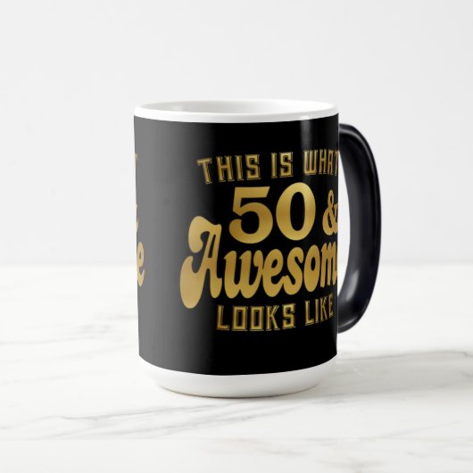 50 en Geweldige Mok voor morphing (Voorkant rechts)