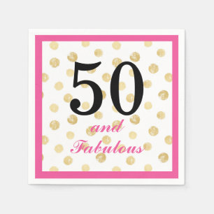 50 en geweldige verjaardagsartikelen napkin servet