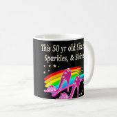 50 EN GLAMOUREUS KOFFIEMOK (Voorkant rechts)