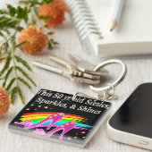 50 EN GLAMOUREUS SLEUTELHANGER (Voorkant Rechts)