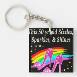 50 EN GLAMOUREUS SLEUTELHANGER