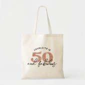 50 en handig op maat tote bag (Voorkant)