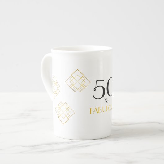 50 en het Fabulous Art Deco Porselein Kop (Links)