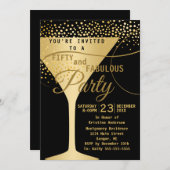 50 en het fantastische verjaardagsfeestje van cham kaart (Voorkant / Achterkant)