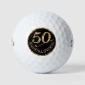 50 en nog steeds in het zand golfballen (Voorkant)
