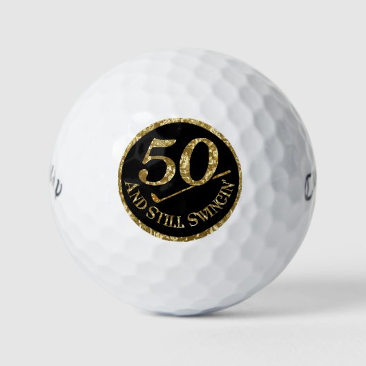 50 en nog steeds in het zand golfballen (Voorkant)