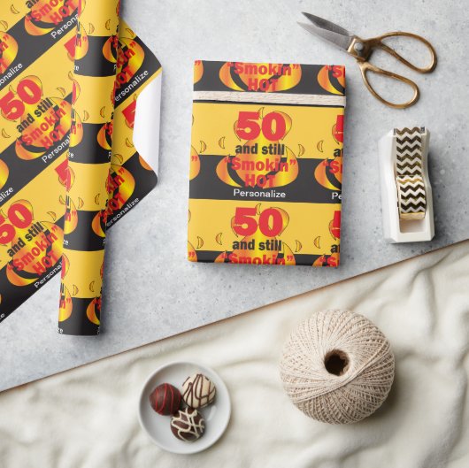 50 en nog steeds rokin Hot | 50e verjaardag Cadeaupapier (Crafts)