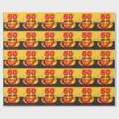 50 en nog steeds rokin Hot | 50e verjaardag Cadeaupapier (Vlak)