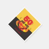 50 en nog steeds rokin Hot | 50e verjaardag Servetten (Hoek)