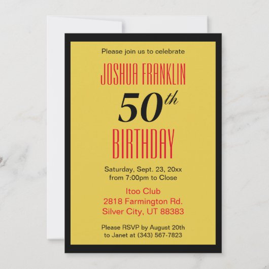 50 en nog steeds Smokin Hot | 50e verjaardag Uitno Kaart (Achterkant)