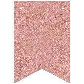 50 en onberispelijke glittery Roos Gold White Birt Vlaggetjes (Tweede vlag)